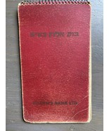Calendario vintage Palestine Ellern’s Bank 1946-1947 anno ebraico - $27.82 CAD
