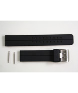 22mm Black Rubber Heavy Watch Band STRAP s/s Buckle  For Luminox with 2 ... - €15,30 EUR