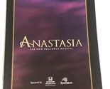 Anastasia Playbill Orpheum Memphis Tennessee March 2019 - $6.92