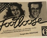 Footloose Tv Guide Print Ad Kevin Bacon John Lithgow TPA8 - £4.74 GBP