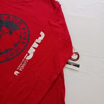 Canada Weather Gear Crewneck Men's Red Cotton Long Sleeve Graphic T-Shirt Sz 2XL image 12