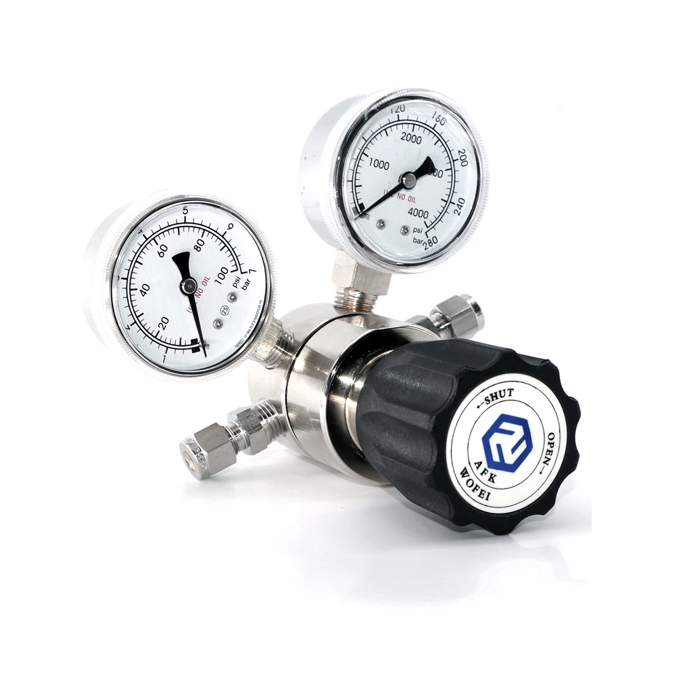 Yun YiHigh Pressure Two Pressure Gauges N2 Gas Regulator With Gauge - £635.32 GBP