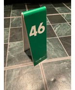 Shake Shack #46 Plastic Green Table Tent *Pre Owned* rrr1 - $17.82 CAD