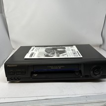 Panasonic PV-V4600 Blue Line Hi-Fi Stereo 4 Head Omnivision VHS VCR No R... - $39.59