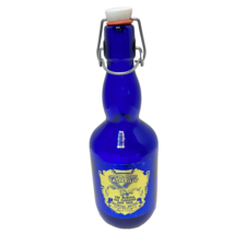 Vintage Doc McGillys Sasparilly Root Beer Cobalt Blue Collectible Glass Bottle - £13.11 GBP