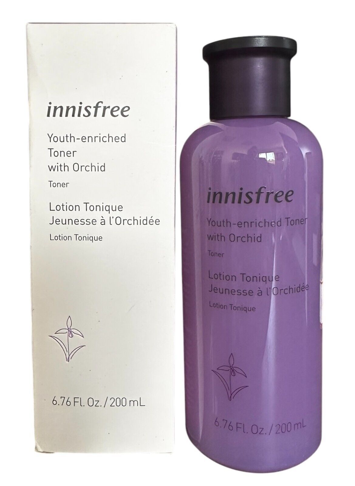 innisfree Youth-enriched Toner w/Orchid Strengthen, Firm Look of Skin 6.76 Fl Oz