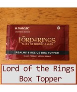 MTG - Lord of the Rings Box Topper Realms &amp; Relics - LTR Boxtopper - $753.96 MXN