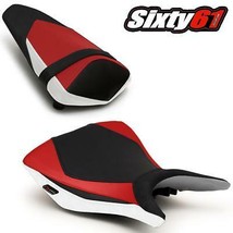 Yamaha R3 Seat Covers 2015-2021 2022 Tec-Grip Luimoto Front Rear Black Red White - £221.05 GBP