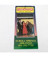 Ozark Mountain Hoe Down Music Theater Brochure Eureka Springs Arkansas - $129.36 MXN
