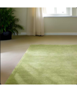 Baxter Rug Solid Color Plain Lemon Green Rug Size-8x8ft Rug for Living room - $1,349.69