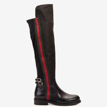 The Gallant Black Leather Knee-High Boot image 5