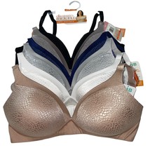 Warner&#39;s Wire-Free Bra Plunge Contour With Lift Padded Cups Back Smoothi... - £31.95 GBP