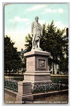 Harrison Statue Boston Massachusetts MA UNP Unused DB  Postcard O20 - £2.30 GBP