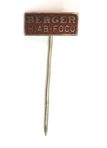 Berger Hiab Foco Engineering Construction Advertising Enamel  Stick Pin - £9.48 GBP
