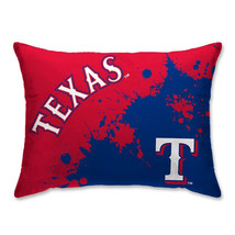 Texas Rangers 20&quot;x26&quot; Splatter Plush Bed Pillow - MLB - £23.24 GBP