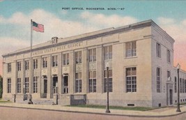 Post Office Rochester Minnesota MN 1946 to Eureka Kansas Postcard B29 - £2.37 GBP