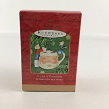 Hallmark Keepsake Christmas Tree Ornament A Cup Of Friendship New Vintage 2001 - £14.09 GBP