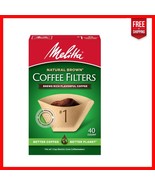 Durable Unbleached Coffee Filters - 40 Count x 12 Packs for Ultimate Bre... - $60.59 CAD