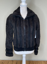 athleta NWT $149 women’s Willow fleece Bomber jacket size XXS Black HG - £68.73 GBP