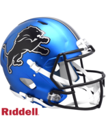 Detroit Lions Helmet Riddell Authentic Full Size Speed Style On-Field Al... - $474.96 CAD