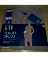 GAP Women's Relaxed Fit Tencel Dress Tannin Size Small W38 in/L37 in-NEW - $22.00