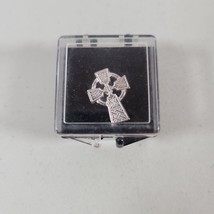 Vintage Robbins Sterling Silver Celtic Cross Tie Pin - £17.41 GBP
