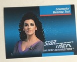 Star Trek Next Generation Trading Card 1992 #9 Marina Sirtis Deanna Troi - $1.97