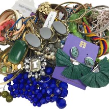 Vtg to Modern Costume JEWELRY LOT Boho MOD Retro Statement mixed 2+ lbs - £38.15 GBP