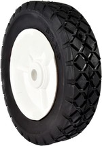 6&#39;&#39;Plastic Wheel Diamond Tread For Lawn Mowers Utility Cart BBQ Grill Co... - £13.53 GBP