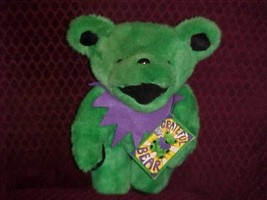 12&quot; Green Grateful Dead Bear Plush Toy W/Tags By Steven Smith Liquid Blue 1990 - $148.49