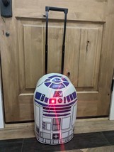 RARE Disney Store Star Wars R2D2 Rolling Suitcase Luggage With Light And... - £42.24 GBP