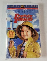 Captain January (VHS, 1995) Clamshell NEW SEALED Shirley Temple Buddy Ebsen - £11.93 GBP