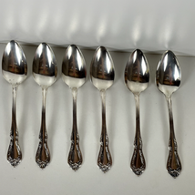 Oneida Chalice-Harmony Place Oval Soup Spoon Silverplate Set of 6 Spoons - $15.19
