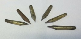 6 Vintage A. L. Salomon&#39;s Aluminoid 21 England Pen Dip Nibs - $10.00