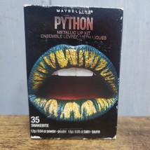 Maybelline NY Lip Studio Python Metallic Lip Makeup Kit, #35 SNAKEBITE NEW - $9.90