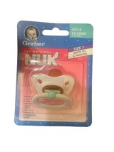 Gerber The Original Nuk Orthodontic Pacifier Silicone Vintage Size 1 - $23.56