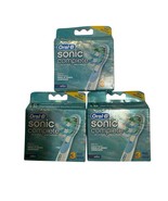 3 Oral-B Sonic Complete 3 Replacement Brush Heads for Oral B Sonic Complete - $49.49