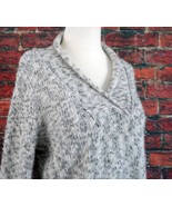 Coldwater Creek Women&#39;s Pullover Gray &amp; White Alternate Knit Sweater L (... - $27.01 CAD