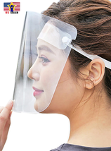 Anti Dust Spitting Saliva Protective Head Bend Face Shield Transparent Cover U.S - £5.79 GBP