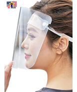 Anti Dust Spitting Saliva Protective Head Bend Face Shield Transparent C... - £5.71 GBP
