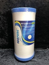 IcePure PP10BB-CC 5 Micron Sediment &amp; Activated Carbon Filter 10&quot;x 4.5&quot; ... - £5.54 GBP