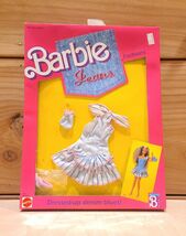 Vintage Barbie Fashion Jeans Outfit 1988 Mattel 1693 One Shoulder Dress ... - €16,81 EUR