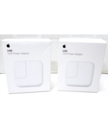 New Open Box 2 Genuine Apple A2167 12W USB Power Adapters for iPhone, iPad - $14.24