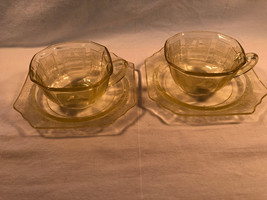 Two Vintage Topaz Princess Cup And Saucer Sets Mint - £19.97 GBP