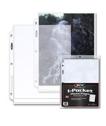 2 packs of 20 (40) BCW 8 ¼&quot; x 10 ½&quot; Photo 1-Pocket Pro Binder Pages - €16,81 EUR