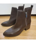 Esprit Tatiana Brown Leather Breathable Comfort Bootie In Brown Size 6.5... - €27,35 EUR