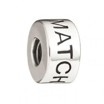 Authentic Chamilia Be The Match Sterling Silver Bead Charm 2020-0642, New - $18.99
