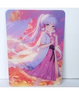 Ayaka Sunset Oversized Waifu Card Premium A4 Wall Art Board 11&quot; x 8.5&quot; - $34.54 CAD