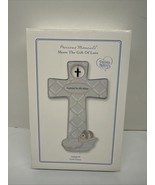 Precious Moments Precious Share The Gift Of Love Girl Cross 143202 Baptized - $30.49 CAD