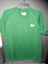 Under Armour Men's HeatGear Short Sleeve Green Tee Shirt - $24.75